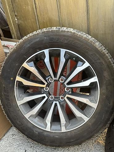 6: Колесо Bridgestone Dueler A/T на литом диске. - Размер шины 265/55 — 1