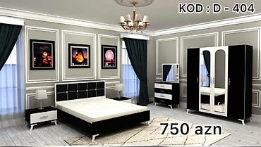 Yataq otağı dəstləri: İkinəfərlik çarpayı, Dolab, Komod, 2 tumba, Rusiya, Yeni — 10