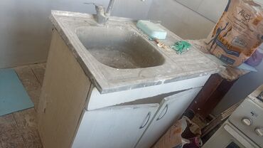 кухонный шкаф бу ош: Мойка нерж, с тумбой, отдам даром, сегодня до 18.00есть одна ещё