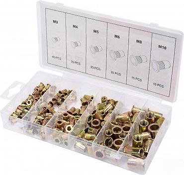 suvo cvece: Set navojnih nitni (zabodnih/zakivnih matica) u organizeru - Tip — 1
