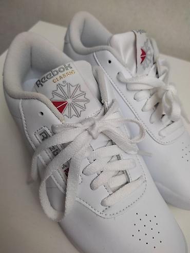 кеды reebok: Кроссовки, 37, Reebok Classic, Новый, цвет - Белый, Самовывоз — 4