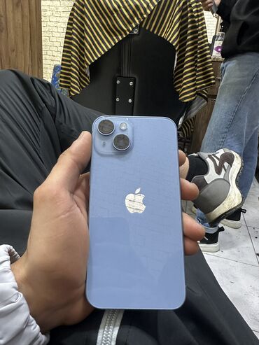 iphone 14 sadə: IPhone 14, 128 GB, Mavi, Face ID