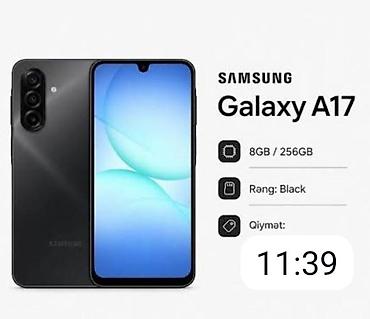 a17 samsung: Samsung Galaxy A17, 256 GB, rəng - Qara — 1