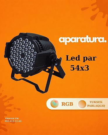vital system: LED Par 54x3 RGB - Professional Səhnə İşığı Məkanların rəngarəng — 2