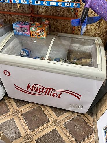 Морозильный ларь KuaMei с раздвижными стеклянными крышками. - Тип — 1