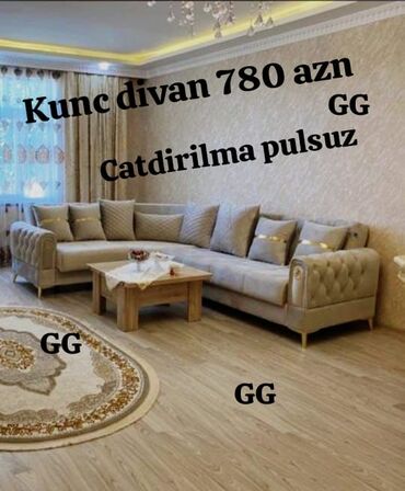 Divanlar: Künc divan, Yeni, Açılan, Bazalı, Parça, Şəhərdaxili pulsuz çatdırılma