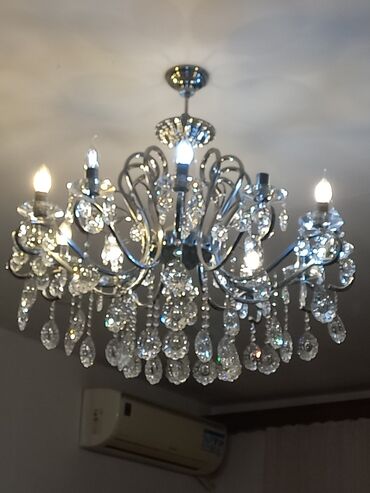 sef qapıları: Çılçıraq, 8 lampa, Metal