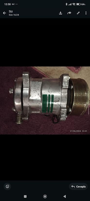 kompressor mercedes: Avtomobil kondisioner kompressoru - Tip: kəmər kasnaqlı A/C — 1