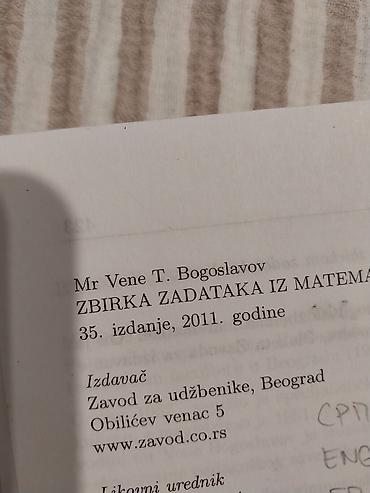 knowledge zenith: Zbirka rešenih zadataka iz matematike 3 – Vene T. Bogoslaov - Autor — 2