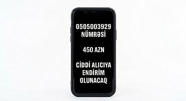 16 pro maks: “0505003929” mobil nömrəsi satılır. - Operator: 050 prefiksi — 1
