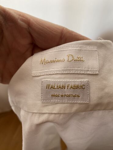 Köynəklər: Köynək, Massimo Dutti, M (EU 38), rəng - Ağ