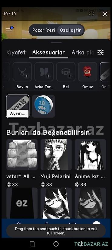 Roblox hesabı Real alıcılar yazsın.25 manatdan çox pul vurulub. Steal at lalafo.az — 10 Roblox hesabı Real alıcılar yazsın.25 manatdan çox pul vurulub. Steal — 10