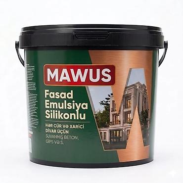 su suzen: Mawus Silikonlu Yüksək Örtücü Fasad Emulsiyası – xarici divarların — 1