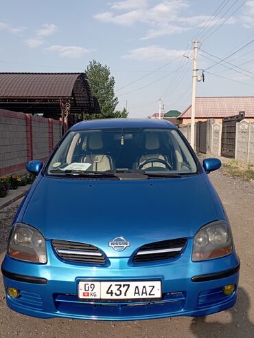 авто в рассрочку в бишкеке без процентов: Nissan Almera Tino: 2000 г., 2 л, Вариатор, Бензин, Хетчбек
