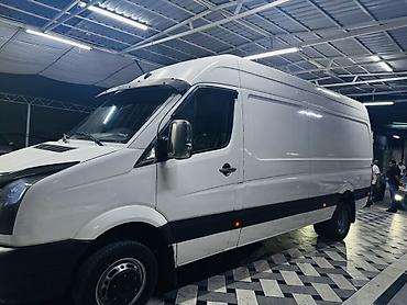 ремонт винтовых компрессоров: Volkswagen Crafter — длинная база, высокий потолок, белый фургон — 2