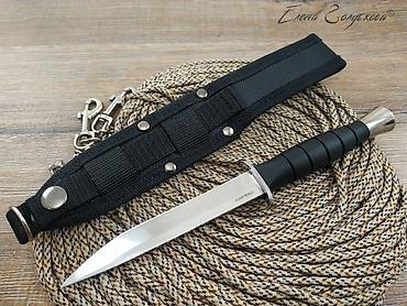 Охотничьи ножи: Нож Адмирал от Витязь, сталь 65Х13, рукоять ABS-пластик Охота и — 7