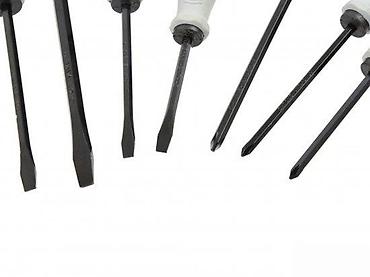 Setovi ručnog alata: Set od 7 odvijača – Geko CR-V - Tipovi vrhova: ravan (pljosnati) i — 2