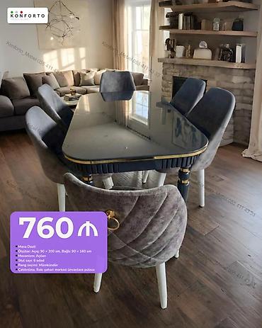 Masa Dəsti - Ölçülər: Açıq 90 × 200 sm, Bağlı 90 × 160 sm - Mexanizm