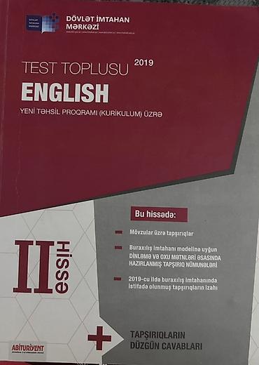 Testlər: İngilis dili Testlər 11-ci sinif, DİM, 1-ci hissə, 2023 il — 6