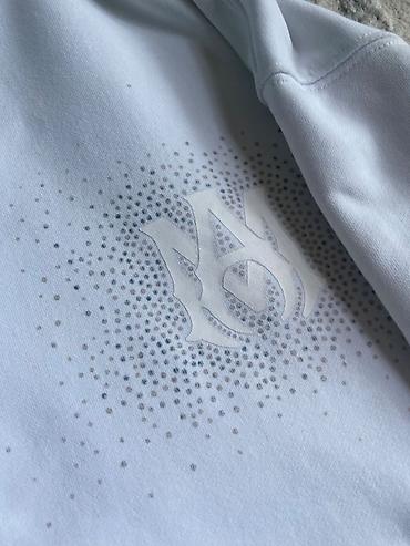 pull and: Мужская толстовка, S, Б/у, цвет - Белый, Самовывоз — 3