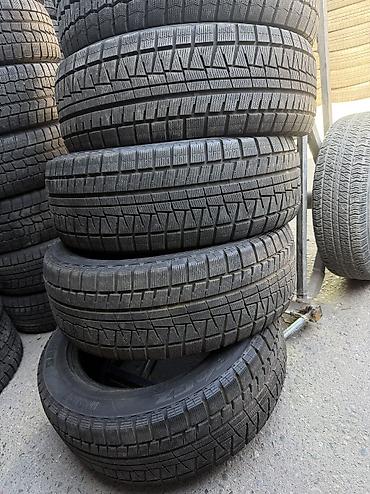 Шины 225 / 55 / R 17, Зима, Б/у, Комплект, Легковые, Япония, Bridgestone