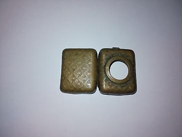 Dini kitablar: Antik cib formatlı dua/kitabça və metal etui Kitab 1800 cu illərə — 4