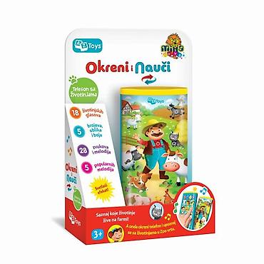 rucni bubanj: BEBI TELEFON OKRENI I NAUČI – edukativna igračka za decu 3+ Opis: - — 1