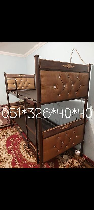 İkimərtəbəli uşaq çarpayıları: Oğlan və qız üçün, Yeni, Çarpayı, Matras ilə, Siyirməsiz — 19