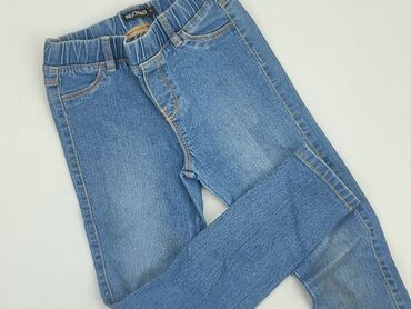 czarne skinny jeans: Spodnie jeansowe, Inextenso, 7 lat, 122, stan - Dobry