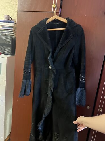 мужское пальто с меховым воротником: Пальто, L (EU 40)