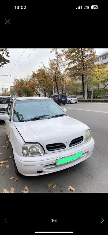 машина с российскими номерами: Nissan : 1999 г., 1 л, Автомат, Бензин