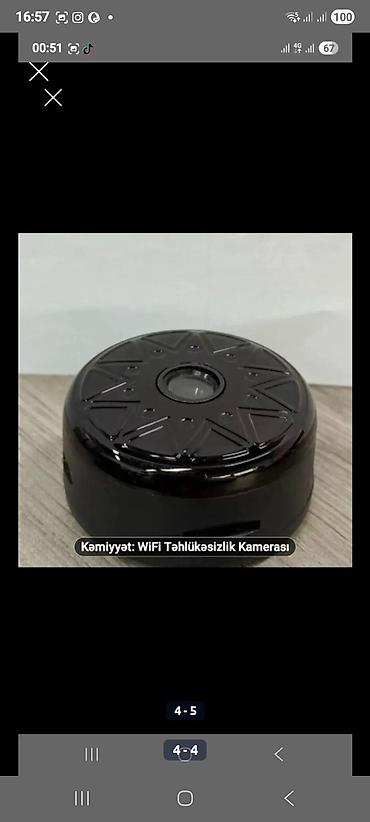 vlog kameraları: WiFi Təhlükəsizlik Kamerası - Quraşdırma: Simsiz WiFi bağlantısı ilə — 3