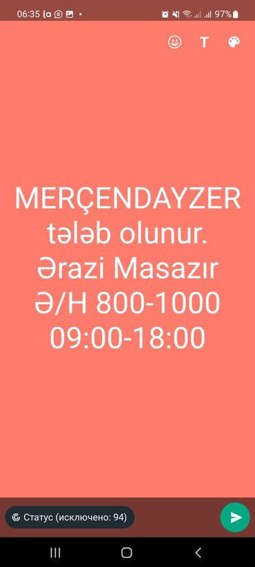 blackberry yeni v Azərbaycan | BLACKBERRY: Merçendayzerlər. Təcrübəli. 6/1. Yeni Yasamal r-nu