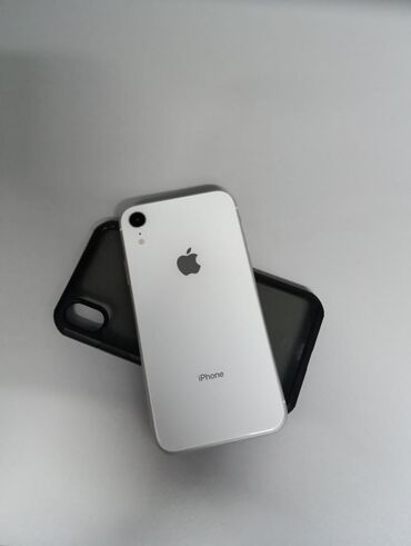 iphone xr белый: IPhone Xr, Б/у, 64 ГБ, Белый, 81 %