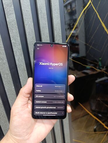 redmı 14c: Xiaomi Redmi Note 12, 256 ГБ, цвет - Серый, 
 Сенсорный, Отпечаток пальца, Две SIM карты