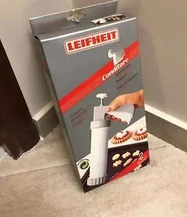 Kuhinjska oprema: Leifheit Biscuit- and Cookie-Maker – presa za kekse i dekorisanje - — 8