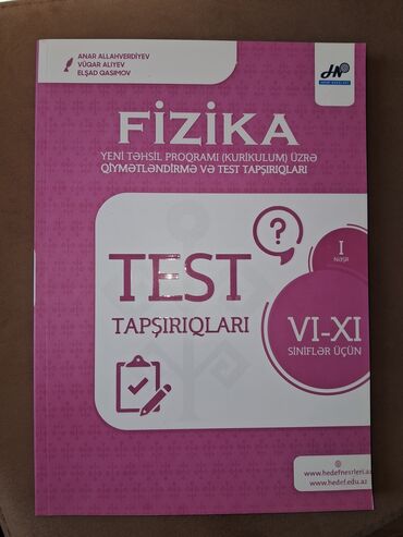 fizika yeni toplu pdf: Hədəf Fizika 6-11 siniflər üçün test tapşırıqları. Yenidir