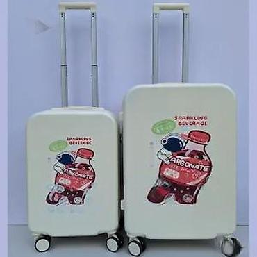 Putni koferi i torbe: Tvrdi kofer na točkiće sa printom “Sparkling Beverage – Argonate”. - — 15