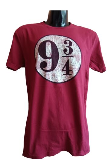 m majica: T-shirt L (EU 40), color - Burgundy