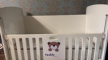 Beşiklər: Uşaq beşiyi – Baby Mood “Teddy” modeli - Rəng: ağ və bej — 4
