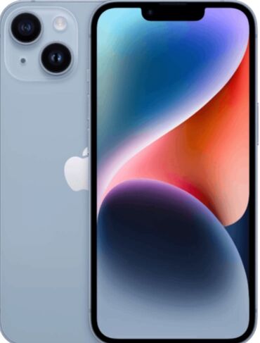 led tv 82 ekran: IPhone 14, 256 GB, Göy, Face ID