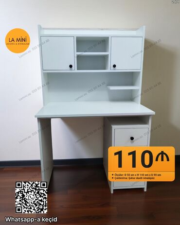 журнальный стол из двигателя: LA MiNi yazı/kompüter masası – lakonik və minimal dizayn