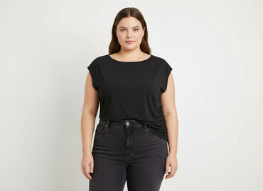 bluzki do pępka: Shein, Bluzka damska, rozmiar 4XL