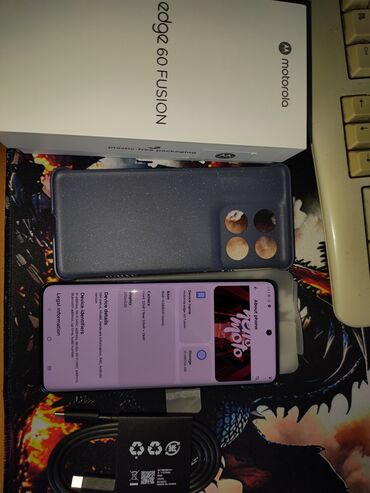 produžni kabl sa usb: Motorola edge 60 fusion 8gb/256gb potpuno nov 2 godine