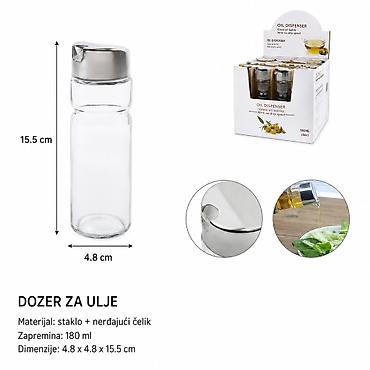 KMT Staklena boca 5412058 – dozer za ulje Praktična staklena boca sa