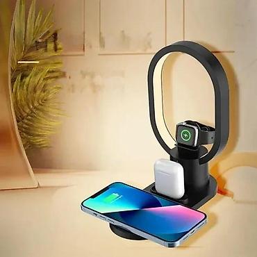 samsung: Bežični punjač i LED lampa 4U1 NOVO. Opis proizvoda: 4 u 1 Lampa — 5
