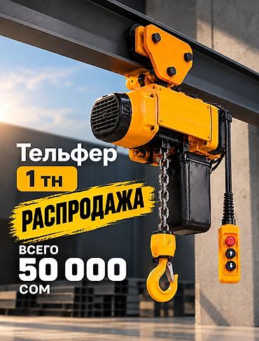 электрическая люлька цена: 🔥 РАСПРОДАЖА! Тельфер 1 тонна - всего 50 000 сом! Электрический — 1
