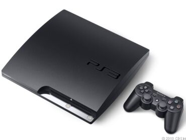 PS3 (Sony PlayStation 3): Ps3 slim 320 gb .İçinde 17 oyun yüklüdü.Üzerinde 2 eded pult