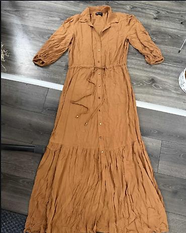 gabbana: Tiffani maxi haljina/košulja od 100% viskoze, naznačene L veličine — 1