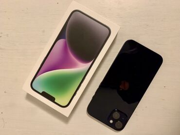 красивые номера телефона: IPhone 14, Б/у, 128 ГБ, Pacific Blue, Коробка, 84 %